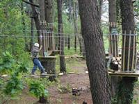 park in the trees and tree climbing adventure in the forest: leisure activities for children and adolescents in Lannion, Brittany