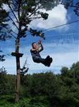 park in the trees and tree climbing adventure in the forest: leisure activities for children and adolescents in Lannion, Brittany