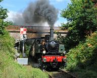 The steam train of Paimpol - Pontrieux, in Brittany
