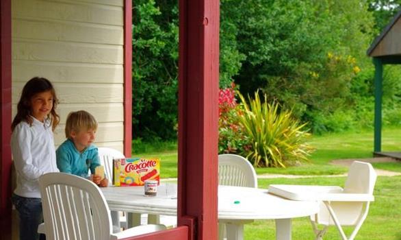 Chalet mobilhome for rent Bretagne - Stereden, Village de Chalets