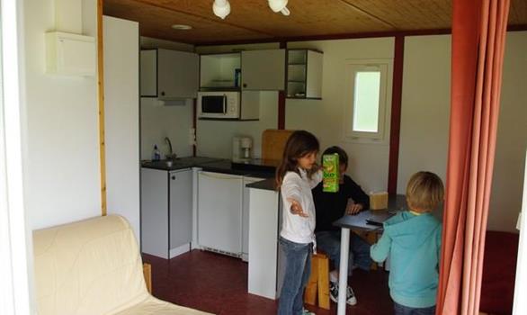 Chalet mobilhome for rent Bretagne - Stereden, Village de Chalets